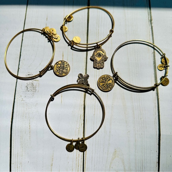 Alex and Ani Jewelry - Alex and Ani | FOUR Charm Bangle Bracelets